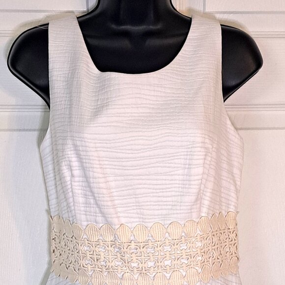 Donna Morgan White NWT A-Line Dress - Picture 2 of 9